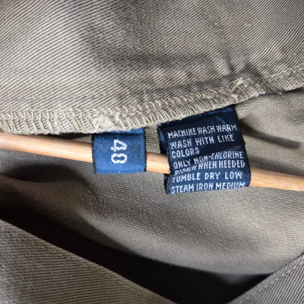Polo Ralph Lauren Tyler Short Mens‎ 40 Khaki Pleated Chino Cotton Twill 8.5